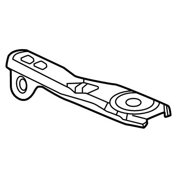 50376-TLA-A10 Acura STAY, L. RR. Illustration 1 of 1