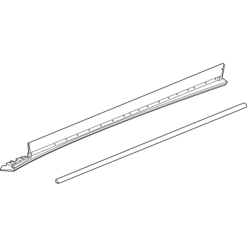 85720644 Acura MOLDING AS L. *700S* Illustration 1 of 1