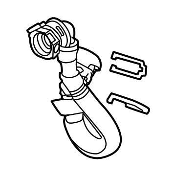 Acura ZDX Cooling Hose - 86803273