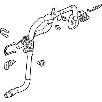 Acura ZDX Cooling Hose - 85091963