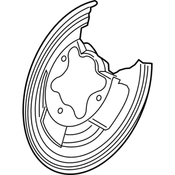 Acura ADX Brake Backing Plate - 43253-3W0-A00