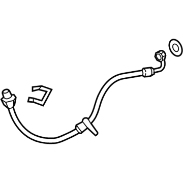 01468-3W0-A00 Acura HOSE SET, L. RR. Illustration 1 of 1