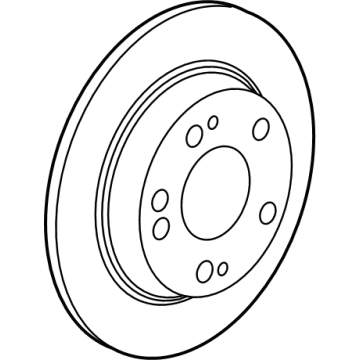 42510-3W0-A00 Acura DISK, RR. BRAKE Illustration 1 of 1