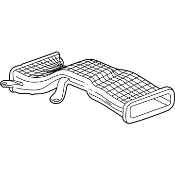 85157714 Acura DUCT-F/FLR CNSL RR A Illustration 1 of 1
