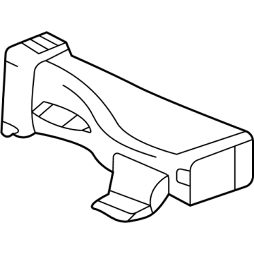 85157713 Acura DUCT ASM-F/FLR CNSL Illustration 1 of 1