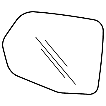 84294428 Acura MIRROR, L. REARVIEW Illustration 1 of 1