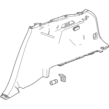 85092012 Acura PANEL, L. RR. *103H* Illustration 1 of 1