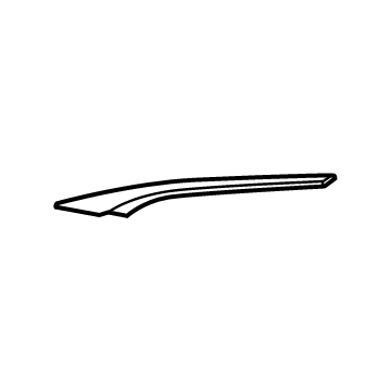 71107-TYA-A50 Acura TRIM GARN L, FR. BPR Illustration 1 of 1