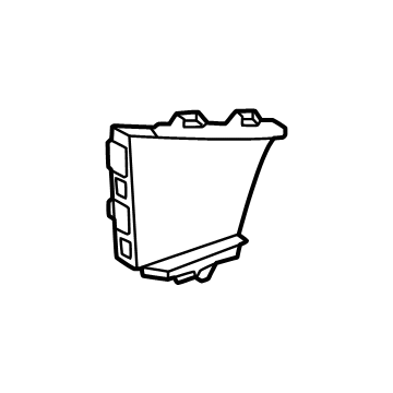 71177-TYA-A50 Acura DUCT INNER L, FR. Illustration 1 of 1