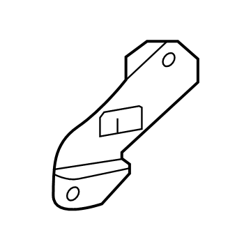 24047204 Acura BRACKET, L. BAT GRND Illustration 1 of 1