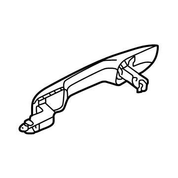 Acura 72141-T20-A01YK HANDLE, R. *NH912P* 72141-T20-A01YK Acura HANDLE, R. *NH912P* Illustration 1 of 1