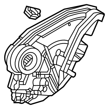 72610-T24-T01 Acura LATCH, R. RR. DOOR Illustration 1 of 1