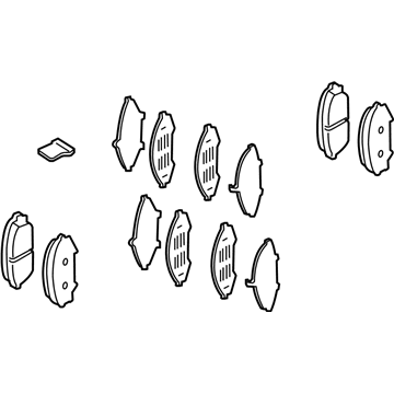 45022-STX-A02 Acura Set,Pad Front Illustration 1 of 1