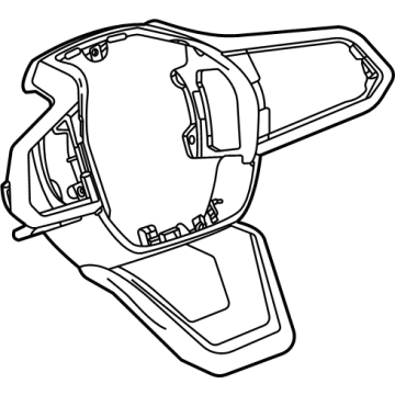 85663032 Acura COVER-STRG WH *700S* Illustration 1 of 1