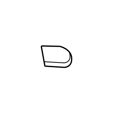 15124415 Acura CAP, WSW ARM FIN Illustration 1 of 1