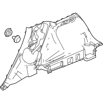 84602-3W0-A01ZA Acura LINING, R. *NH900L* Illustration 1 of 1