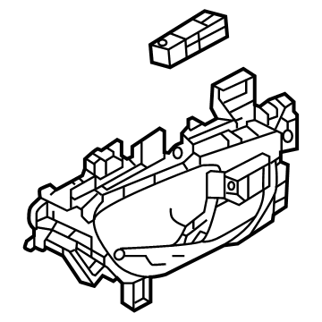 72160-T90-A31ZA Acura HANDLE, L. *NH900L* Illustration 1 of 1