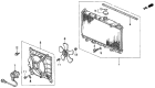 Diagram for Acura TL Radiator - 19010-P1R-901